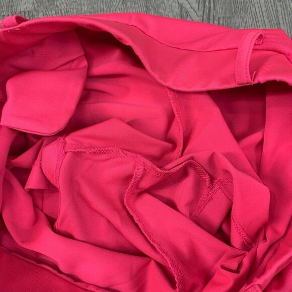 Golfino Skort Womens 4 Neon Pink Inner Lined UV Protection Pleated Stretch Waist - Picture 10 of 12